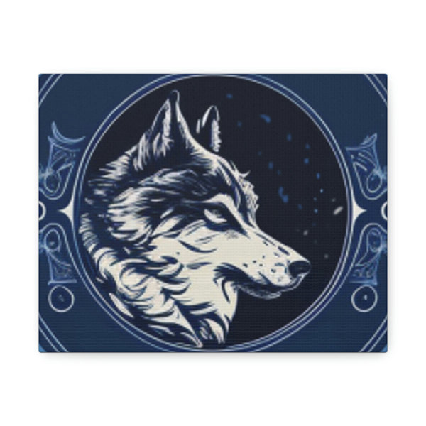 Marick Booster Wolf Wrapped Canvas Graphic Art Wayfair